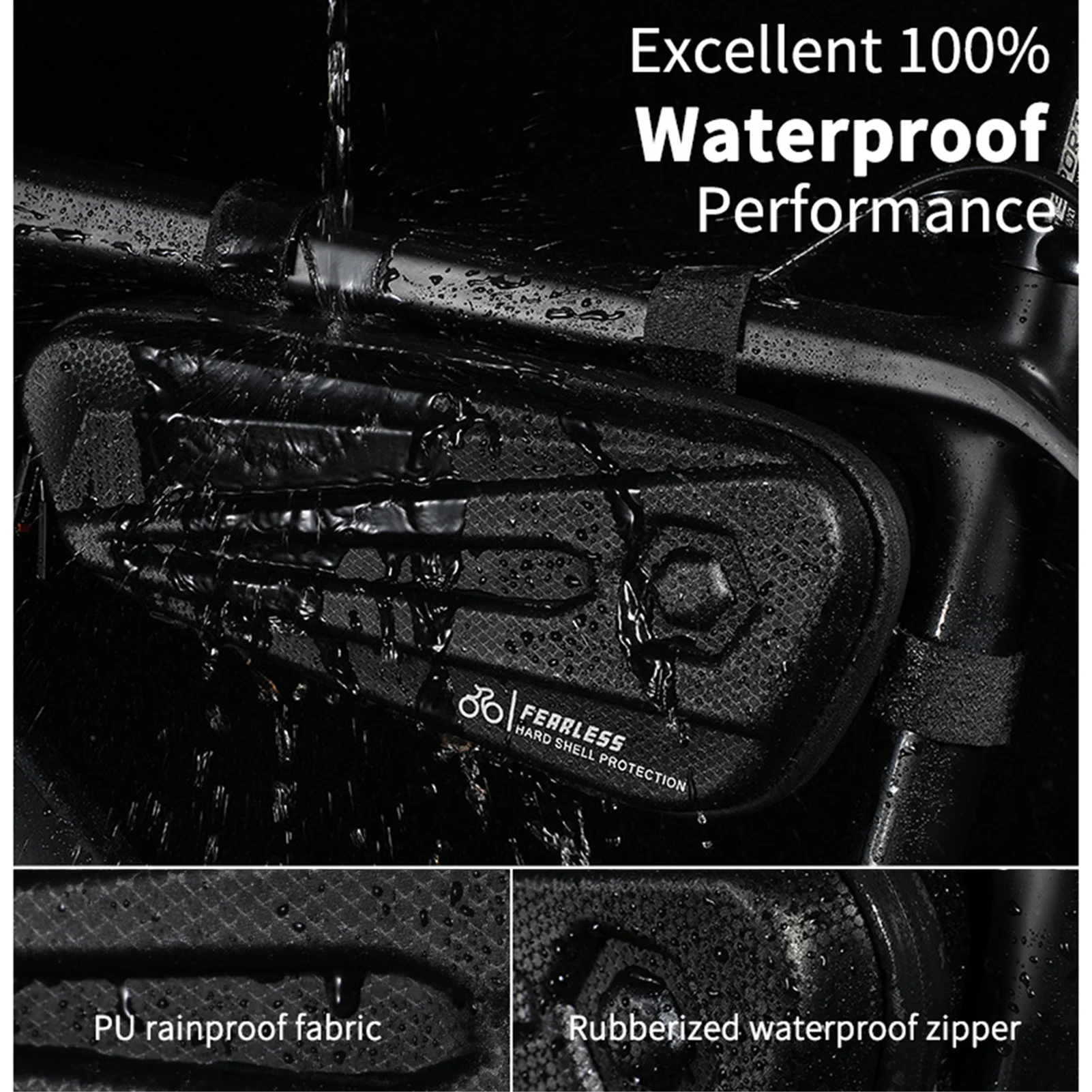 

Bike Bicycle Bag Rainproof Large Capacity MTB Road Frame Bags Triangle Pouch Waterproof Caulking Cycling Bag Pannier Accessories