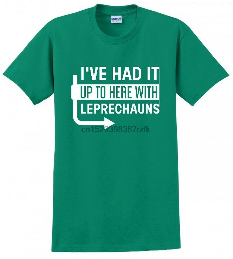 Забавная Мужская футболка в Ирландском стиле с лепрекаунами ко Дню