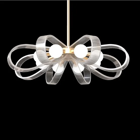 Минималистичная потолочная лампа в стиле постмодерн для спальни креативная