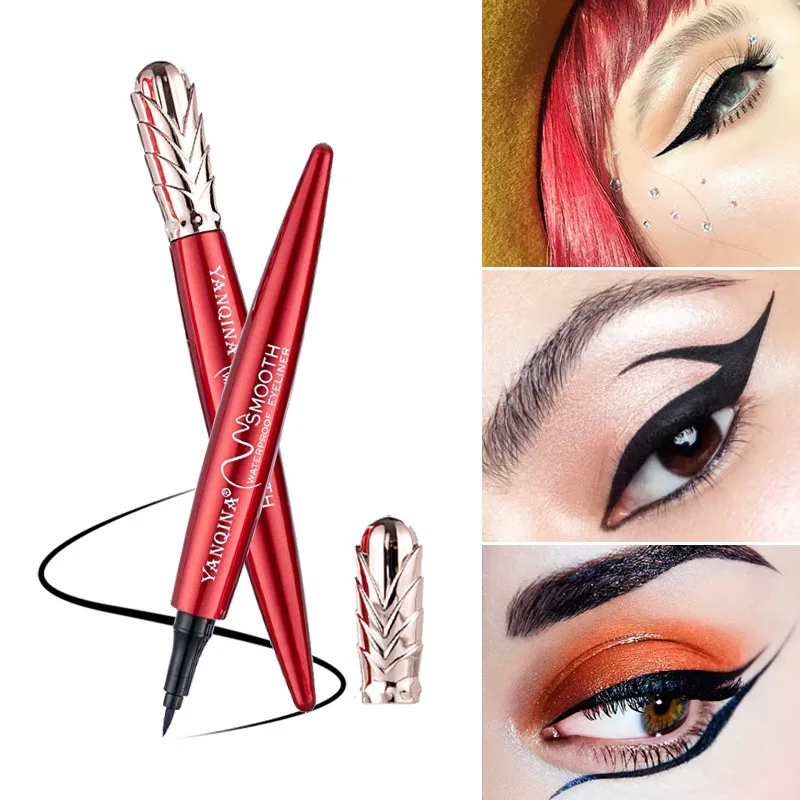 

Yanqina yan qi na Waterproof Not Smudge Eyeliner Quick-Drying Cool Black Eyeliner Domestics Makeup 8667