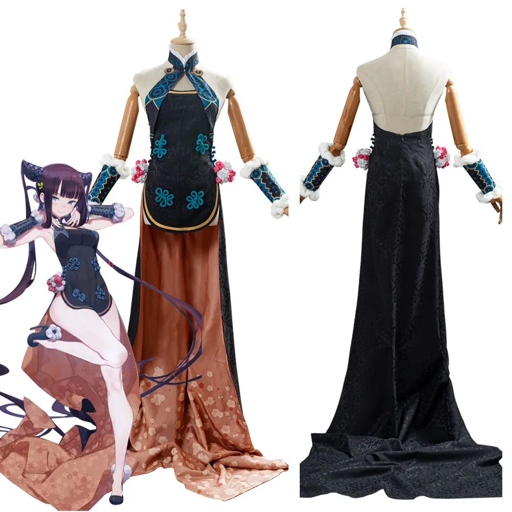 Новый исторический костюм для косплея Fate Grand Order FGO Косплей Yang Guifei Чонсам полный