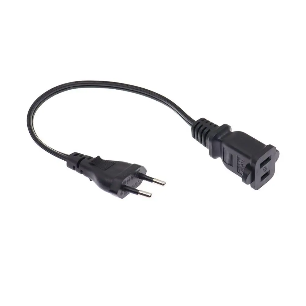 European Schuko CEE7/16 Plug to USA Socket Power Adapter Cable EU Male US Nema 1-15R Cord 30CM | Обустройство дома