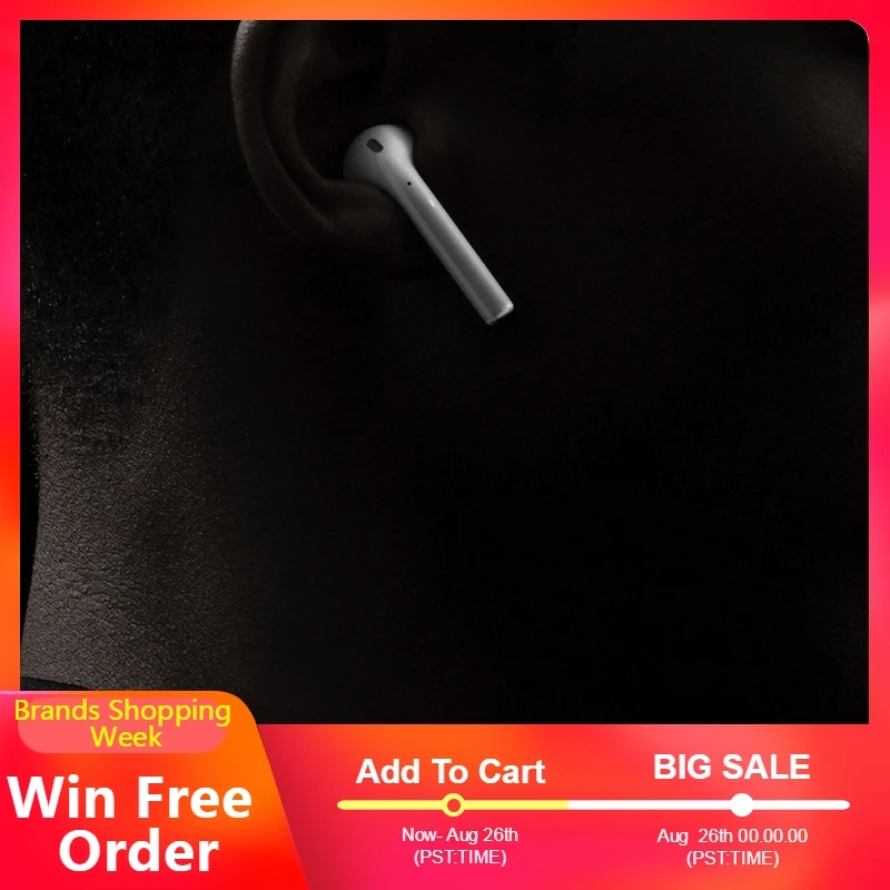 Оригинальные Apple AirPods 1st беспроводные наушники Bluetooth для iPhone Xs Max XR 7 8 Plus iPad MacBook