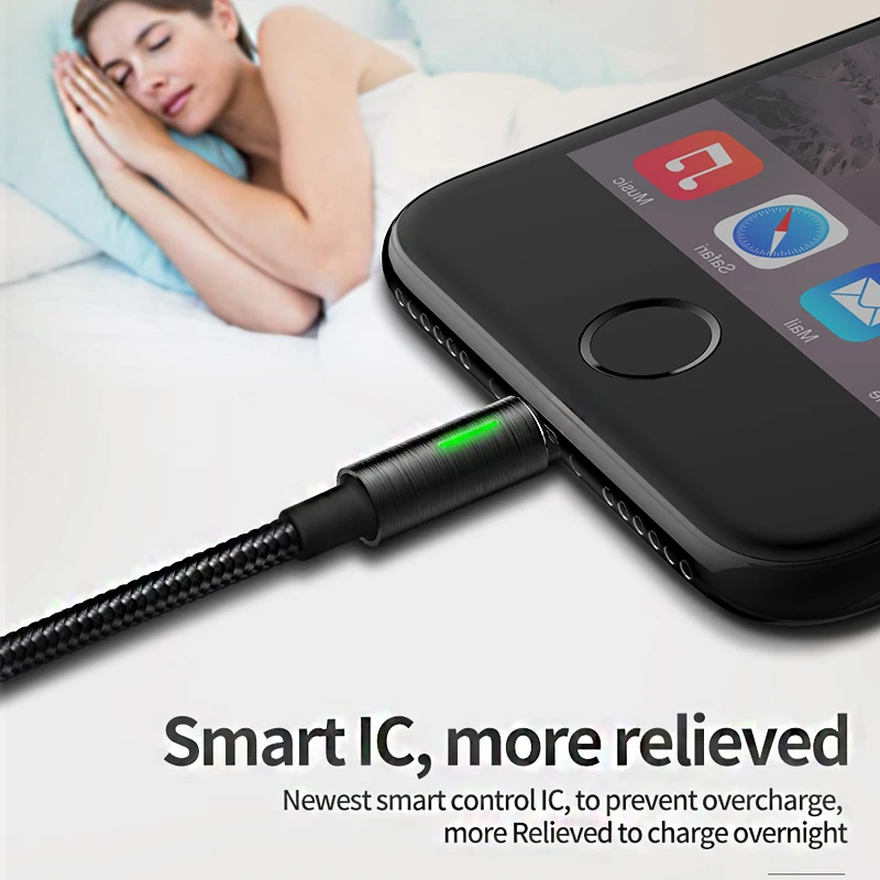 Mcdodo USB Зарядное устройство кабель для передачи данных для iPhone X XR XS Max 8 7 6 6s Plus iPad кабель Lightning Быстрая зарядка автоматический разъединительный кабель для передачи данных
