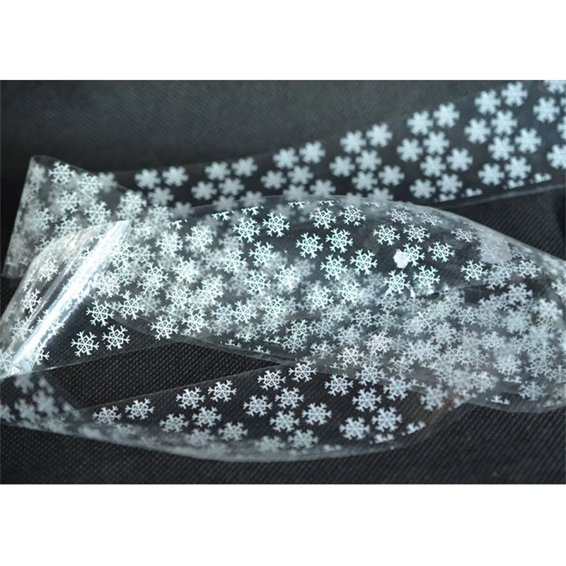 Высокое качество дизайн ногтей Рождественская Снежинка наклейка для маникюра