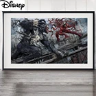 Алмазная 5D картина сделай сам с полным заполнением, с рисунком супергероя Marvel, Веном, карнидж, вышивка крестиком, мозаика, домашний декор