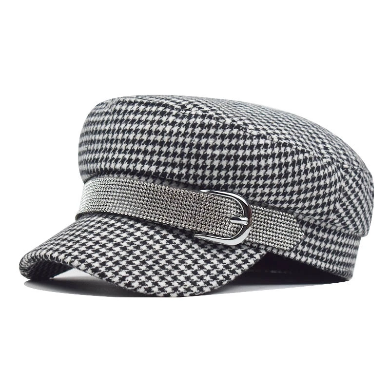 Новинка женский шерстяной берет для элегантной леди зимние женские хлопковые