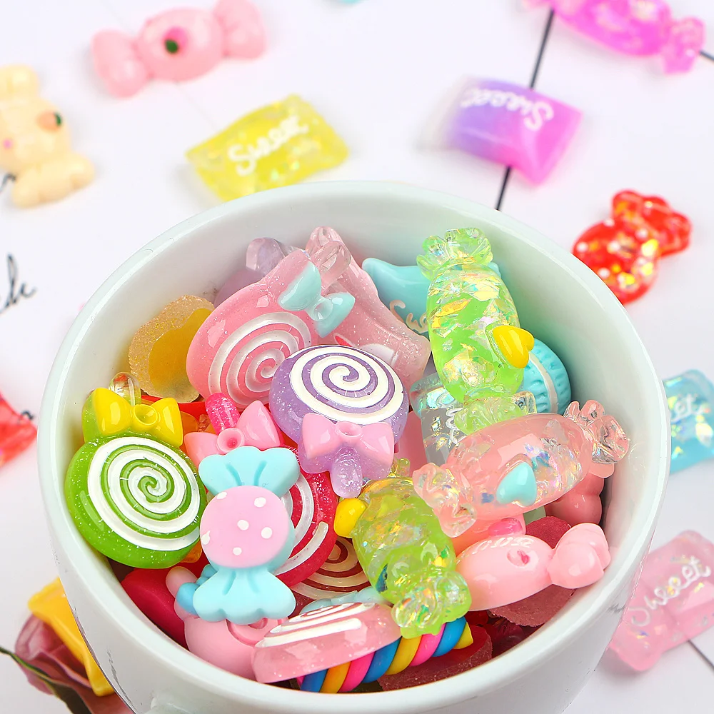 10 шт. DIY аксессуары для поставки слаймов чехол телефона украшение слайма