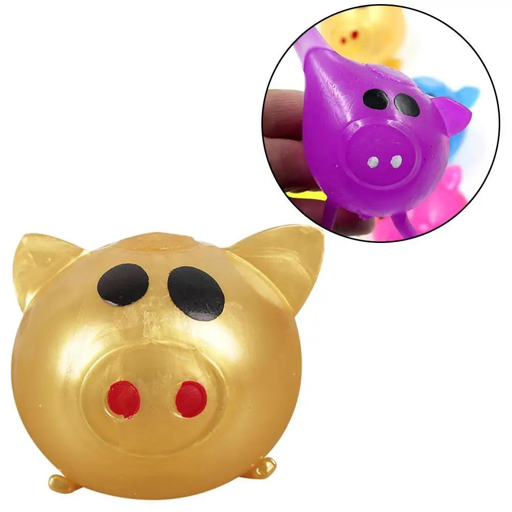 

Pig Hair Vent Ball Pig Hair Vent Fruit Vent Piglet Hot Sale Decompression Whole Person Toy TPR Soft Glue