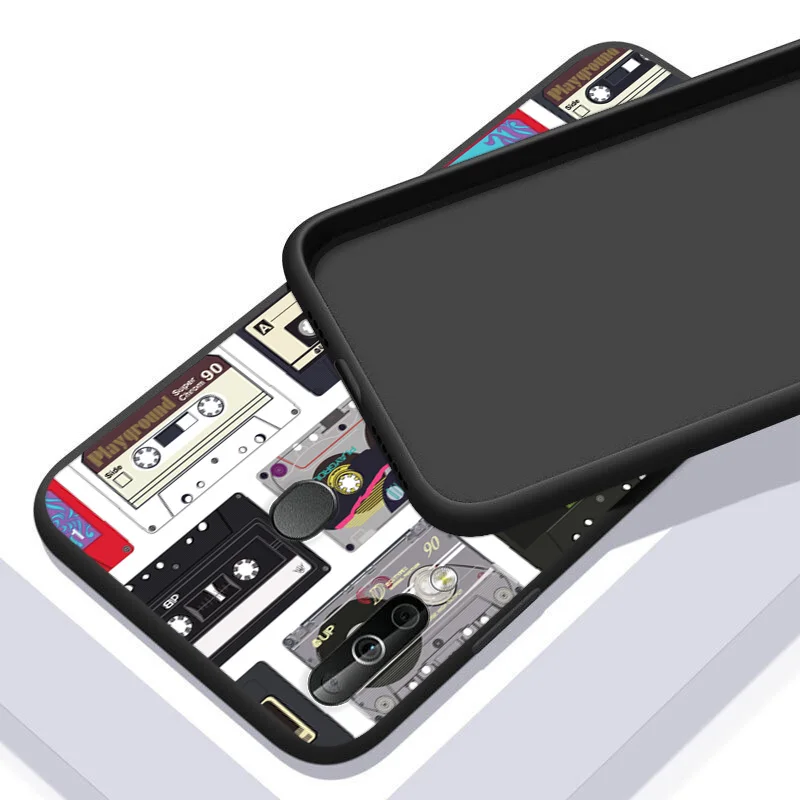 

Vintage Cassette for Samsung Galaxy A90 A80 A70 A70S A60 A50 A50S A40 A40S A30 A20 A10 A2 Core Black Phone Case