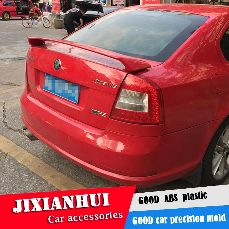 Спойлер для Octavia 2008-2017 Skoda спойлер DKRS из АБС-пластика цветной задний заднего крыла