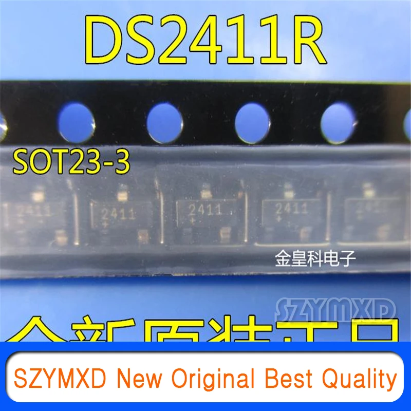 

10Pcs/Lot New Original DS2411R TR DS2411R DS2411 silk screen 2411 patch SOT23-3 In Stock