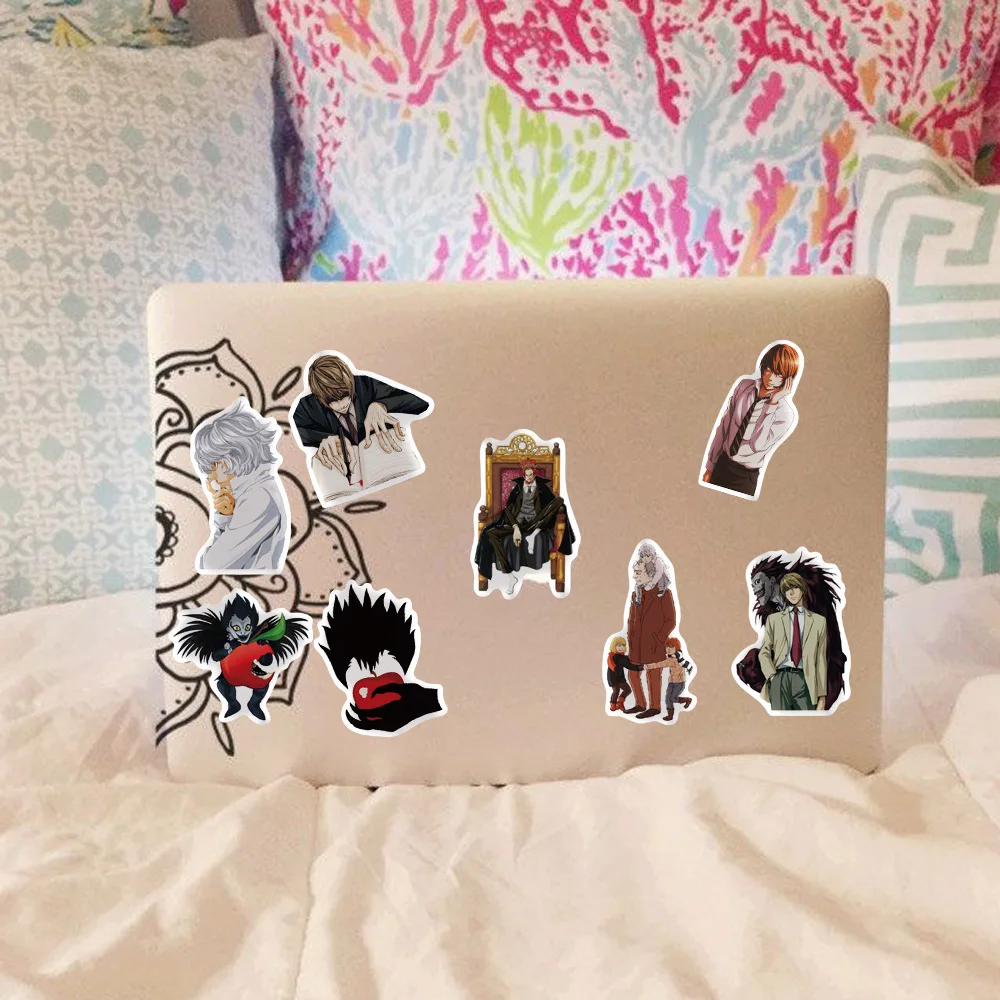 DEATH NOTE-pegatinas japonesas de Anime para ordenador port&aacute;til, casco de monopat&iacute;n para motocicleta, Juguetes DIY, grafiti, 10/30/50 Uds.-4