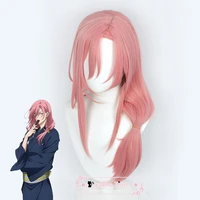 anime sk%e2%88%9e cherry blossom cosplay wig long straight pigtail pink ponytail heat resistant sk8 the infinity sk eight