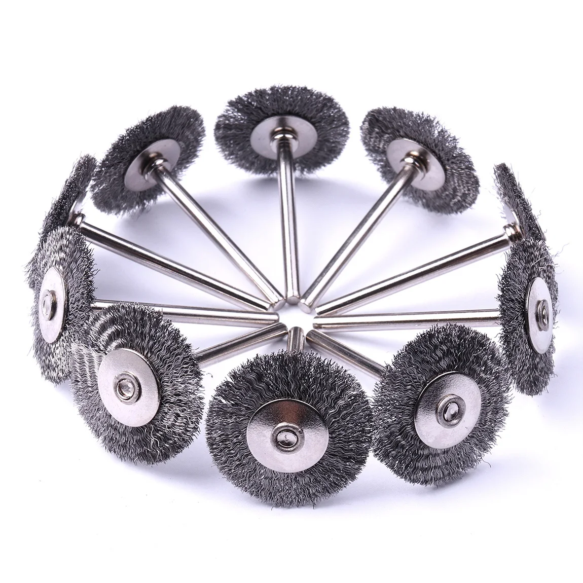 Dremel Аксессуары 3 мм Концевая фреза из латуни/Сталь/нейлон/конского волоса щетки