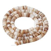 antique white pink natural shell beads disc loose spacer chip beads for diy bracelets necklace anklet jewelry making accessories