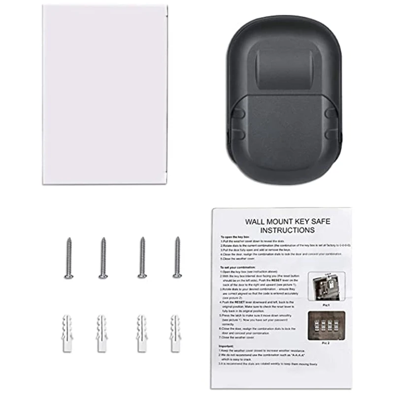 Замок с ключом коробка настенное крепление 4 цифры по ценам от производителя