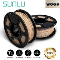 sunlu wood pla 3d printer filament 1kg 1 75mm close wood effect 3d printing materials