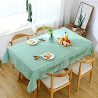 cotton flax table cloth rectangular waterproof oilproof white table cloth kitchen dining room simple party black tablecloth d30