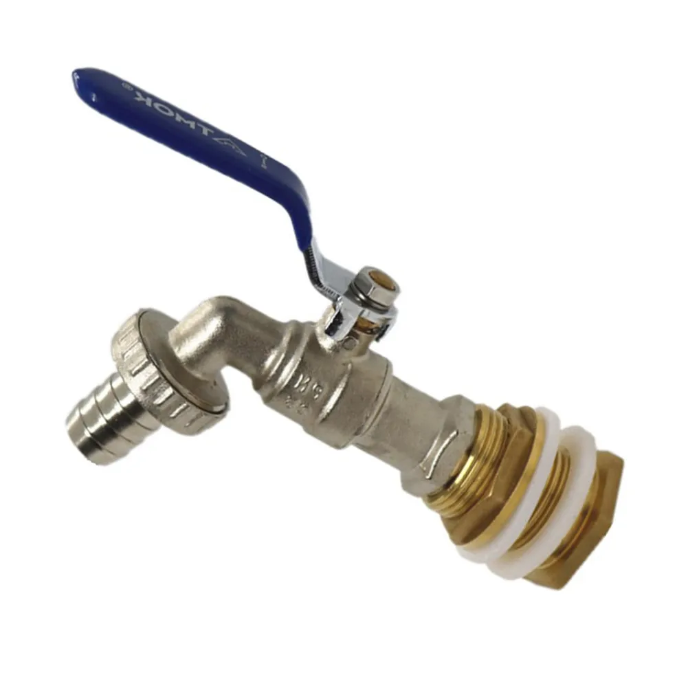 3/4 In Drain Cock For Rain Barrel Or Tank With 1inch Rain Barrel Duct Outlet Valve
