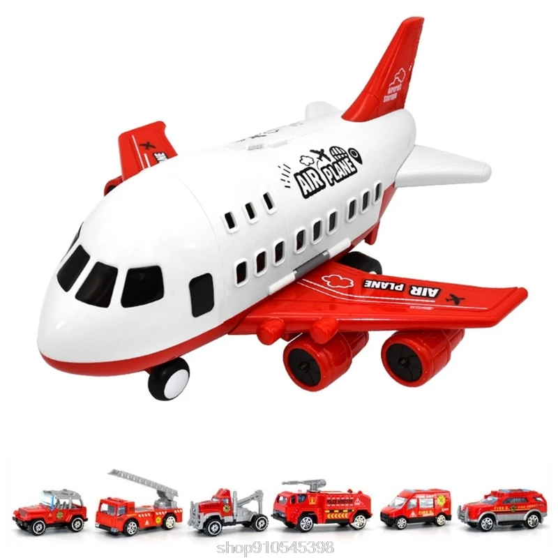 

Plane Model Toy Set Simulation Large Storage Transport Aircraft with Alloy Casing Small Car Helicopter Truck N24 20 Dropshipping