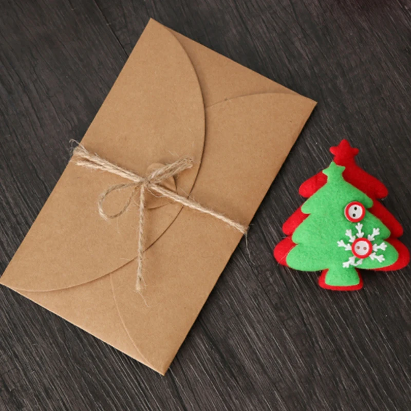 Christmas Greeting Card with Envelope New Year Note Cards Thank You Xmas Winter Holidays Blank Inside 6x4 | Дом и сад