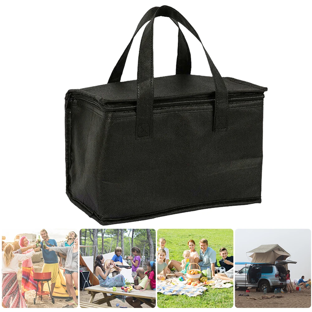 

Portable Lunch Cooler Bag Insulated Picnic Food Thermal Carrier Ice Pack