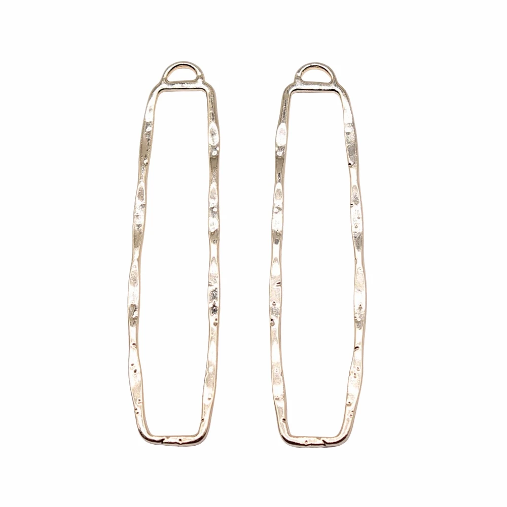 10 шт., Подвески для изготовления ювелирных изделий, 60 х14 мм