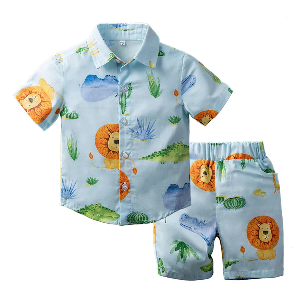 Одежда для новорожденных мальчиков летняя рубашка джентльмена с рисунком топы +
