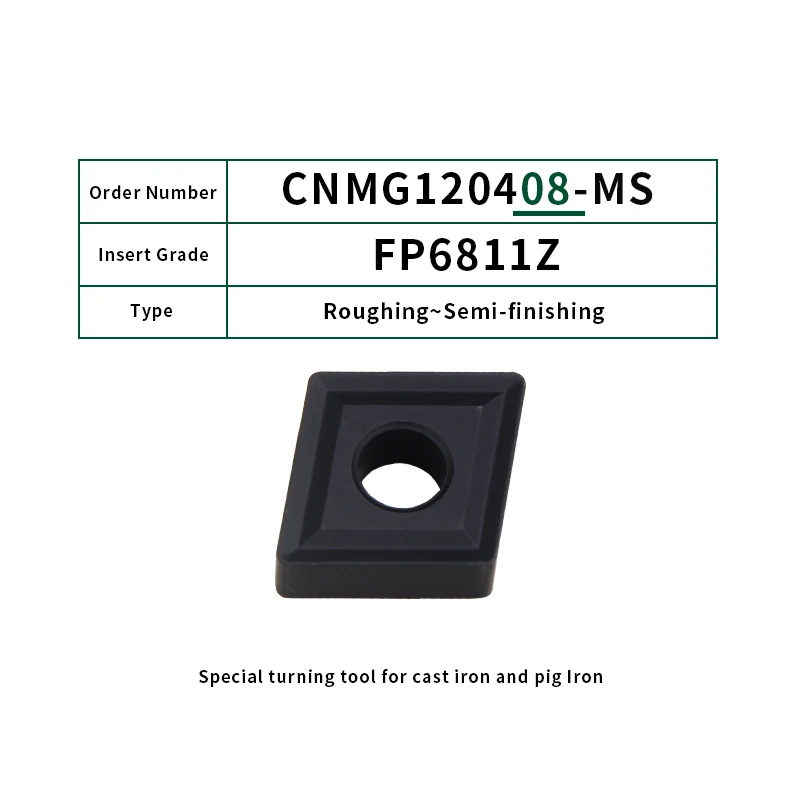 FivePears 10 шт. CNMG120404/08 12-MA MS TM ZEM ZPM внешний твердосплавный инструмент для обработки деталей вращения вставки токарно-винторезные станки с ЧПУ с резьбовой головкой, режущий инструмент