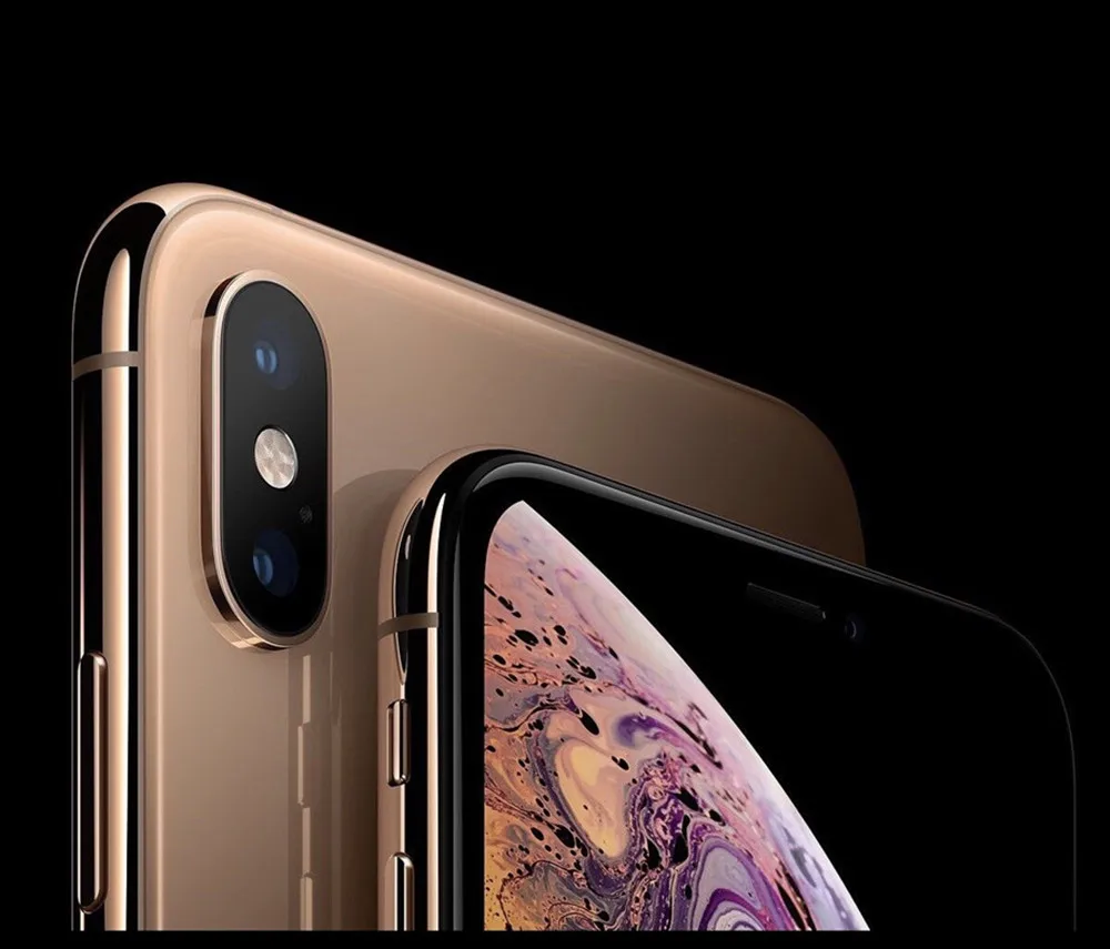 Разблокированный смартфон Apple iPhone XS 5,8 дюйма с функцией распознавания лица и NFC ПЗУ 64 Гб/256 ГБ с шестиядерным процессором Apple Pay