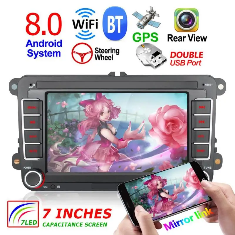 Прочный автомобильный стерео многофункциональная Портативный RK A720 7 дюймов