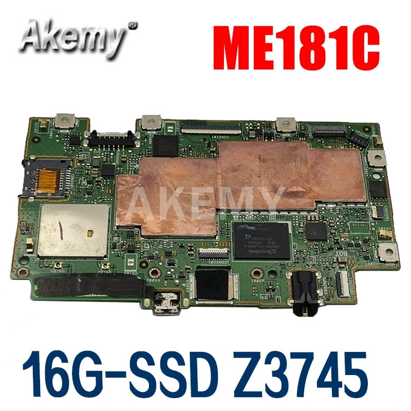 

60NK0110-MB1213 FOR Asus Memo Pad 8 ME181C 16GB Tablet Motherboard WITH Atom Z3745 1.33Ghz fully tested