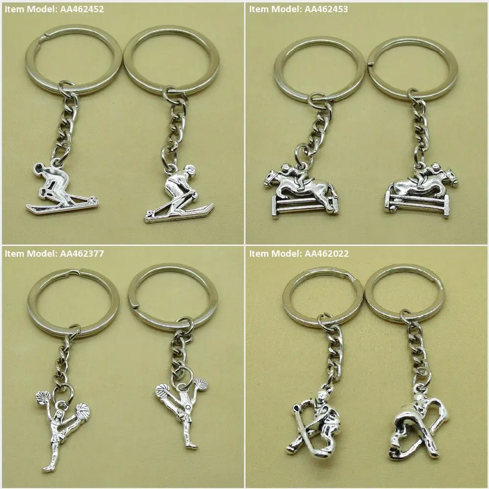 Брелок для ключей брелок катания на лыжах конного спорта Болельщицы сумка льда