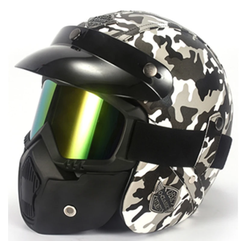 Шлем мотоциклетный с открытым лицом 3/4|Шлемы| |