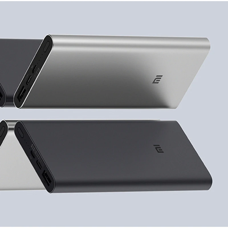 Xiaomi Mi 10000mAh Power Bank 3 Pro Two-way Quick Charge USB-C Dual Input Output PLM12ZM 10000 mAh Powerbank for Samsung iPhone |