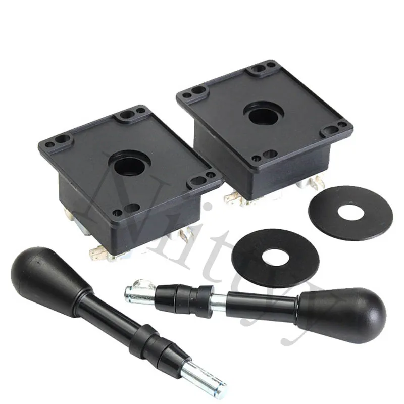 2шт аркадный испанский джойстик рокер черный эллипс кукла машина игровая Испания