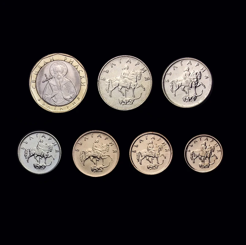 

7pcs Bulgaria coin 100% original coin coin Not circulated