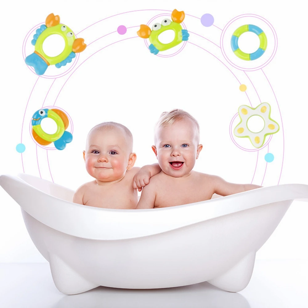 Детские игрушки для ванной игра в осьминог веселое плавающее кольцо обучающая