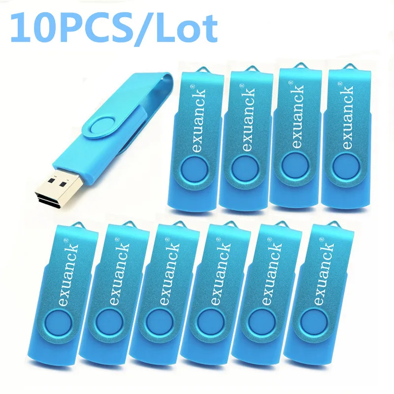 

10PCS/lot Colour USB Flash Drive Pen Drive 4GB 8GB 16GB Pendrive Memory Stick 32GB 64GB USB Stick Gift Free Custom LOGO
