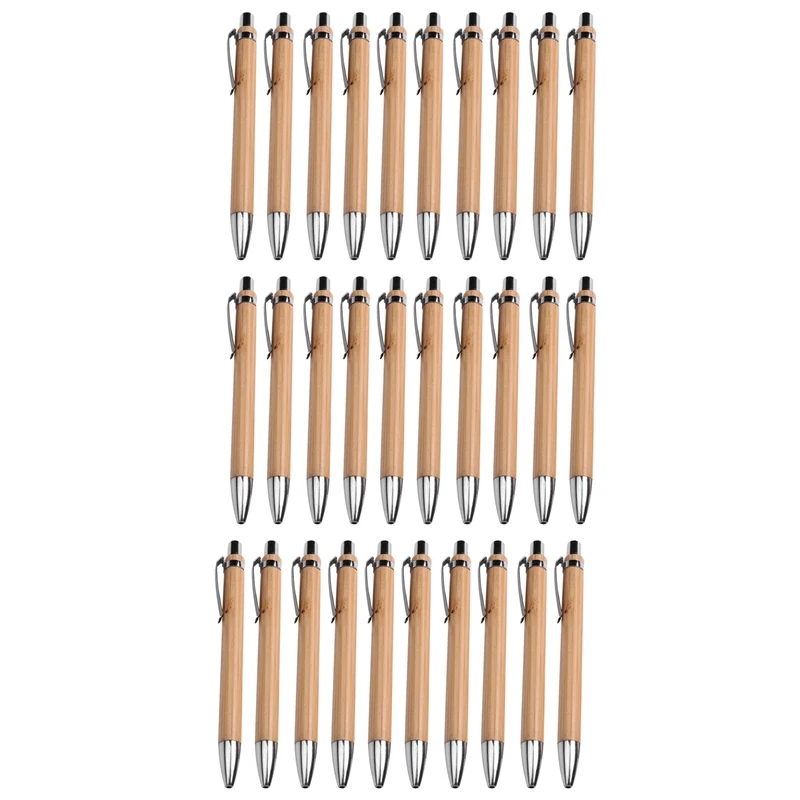 

Ballpoint Pen Sets Misc.Quantities Bamboo Wood Writing Instrument(30 Set)