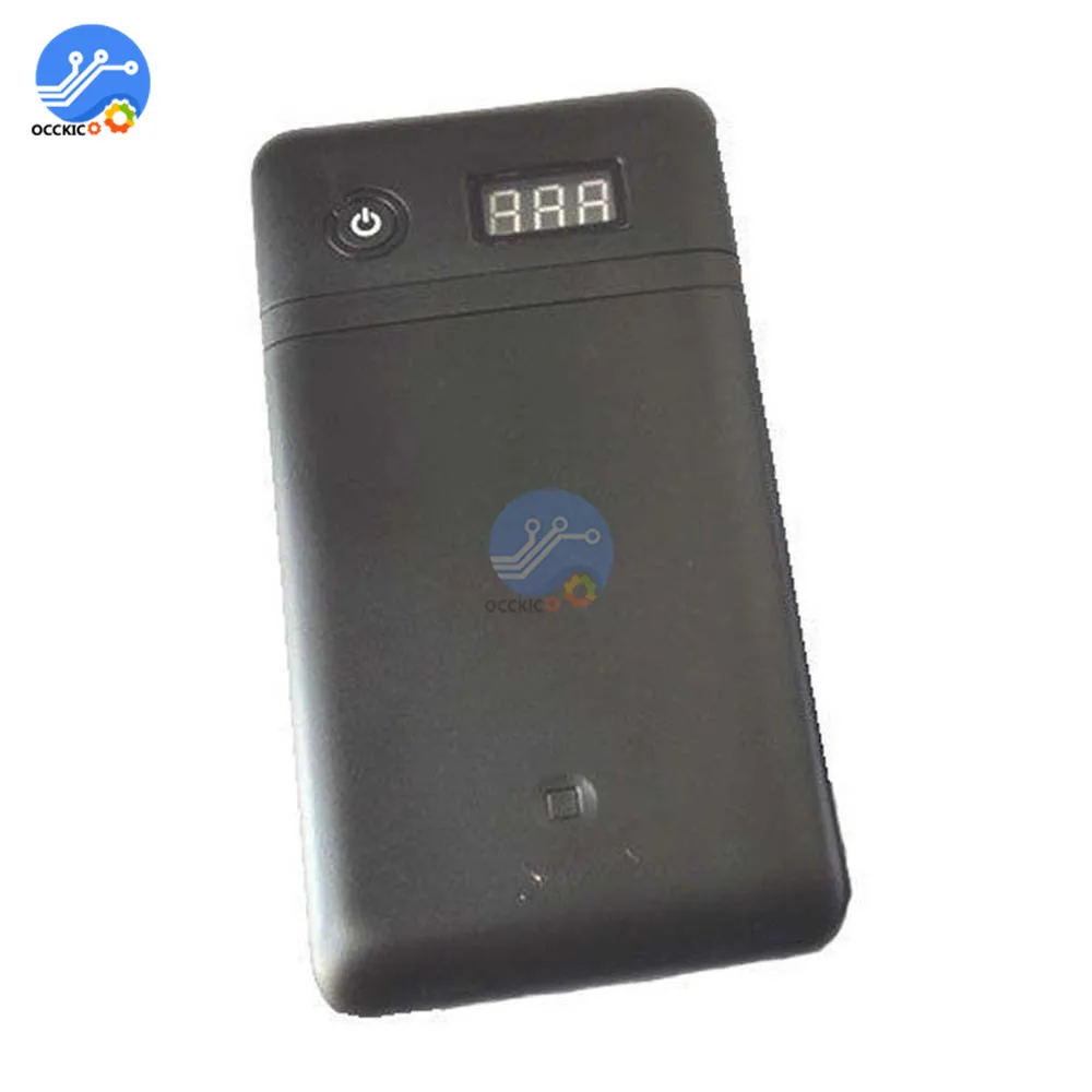 6x18650 Батарея батарея постоянного тока 12V/15V/16V/19V/21V 3.3A Выход 6*18650 Мощность банка в