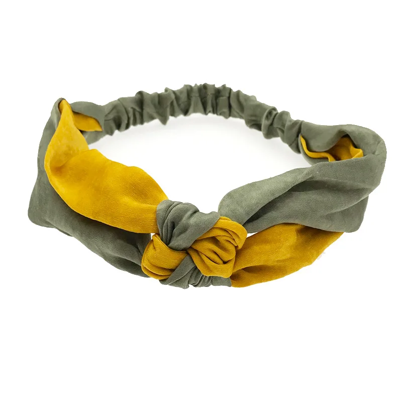 Новинка женская элегантная хлопковая повязка для волос милая на голову