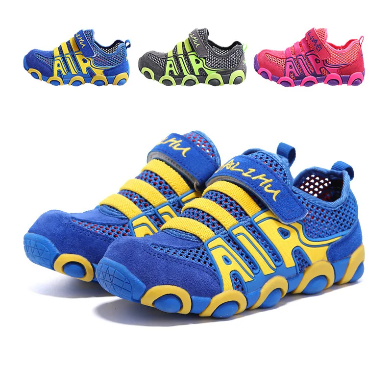 

New Children Leather Shoes Boys Fashion Sneakers Girls Sport Running Shoes Kids Breathable Casual Trainers Outdoor Parent-Child