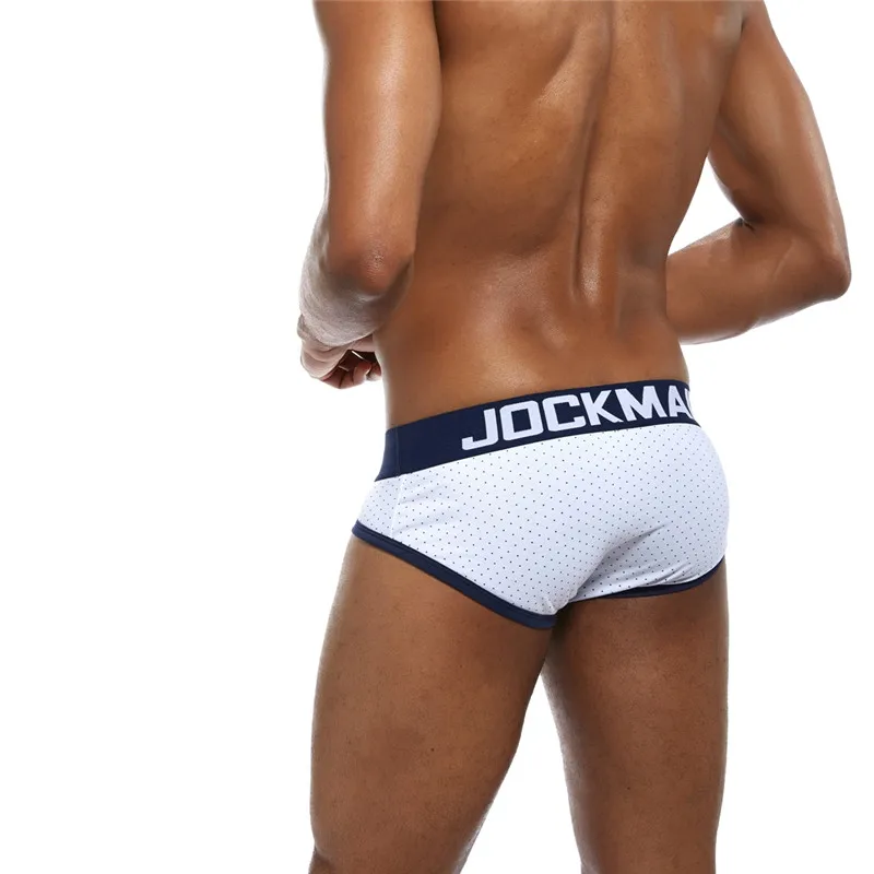 Мужские трусы в горошек JOCKMAIL хлопковые с карманом для пениса нижнее белье геев