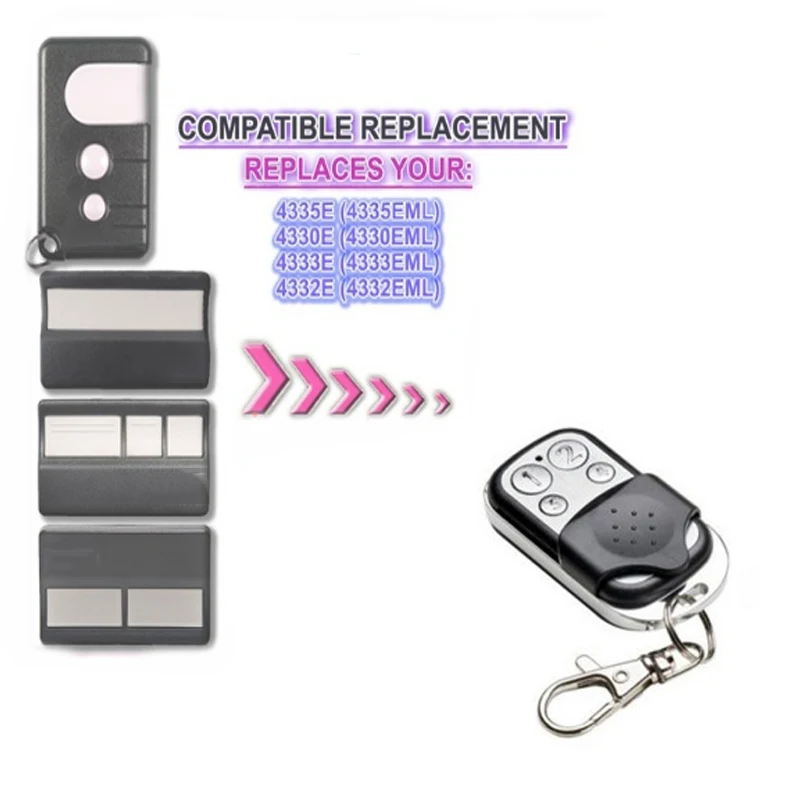 

For 4335E 4330E compatible garage door remote