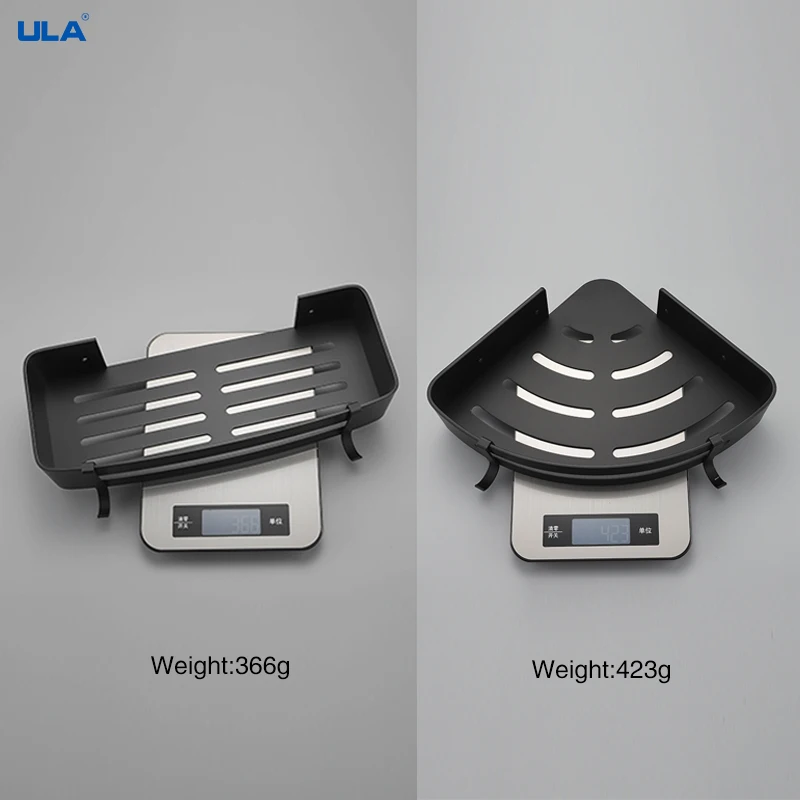 ULA алюминиевая полка для ванной комнаты Душ шампунь мыло косметический полки