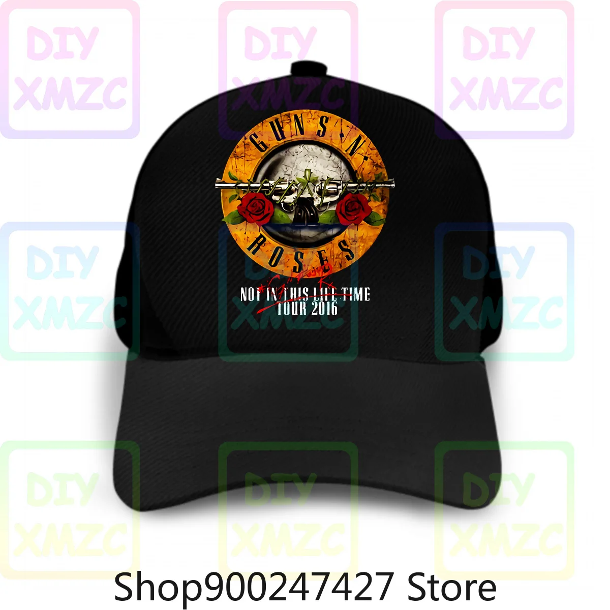 Бейсболка Guns N Roses, шапка для концерта, не в эту жизнь, 2016, мужская и женская шапка Sx