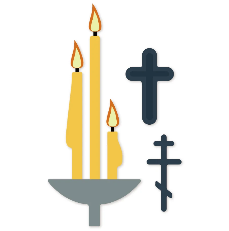 Hemere подсвечник Крестообразные Металлические режущие штампы Скрапбукинг