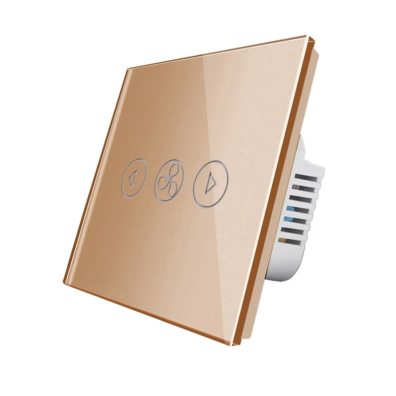 Новый ЕС Стандартный Вентилятор Диммер приложение Wi-Fi для Управление сенсорный